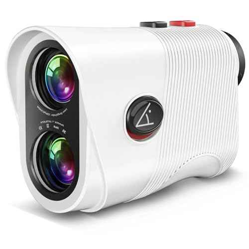 Range Finder Golf Rangefinder with Slope, 1200 Yards Laser Range Finder with 7X Magnification, Rechargeable Golf Range Finder with Flag Lock, Vibration, Magnetic, Golf Accessories for Men and Women