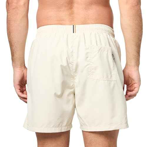 BOSS Men's Standard Vertical Logo Swim Trunk