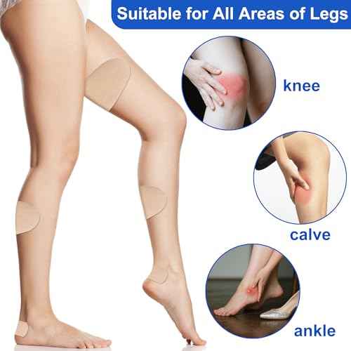 Anti Chafing Patches for Inner Thigh & Legs, Ultra-Thin Anti Friction Tapes Invisible & Breathable & Sweat-Resistant Thigh Protectors from Chafing Rub Pads for Women Girls 10 Pcs