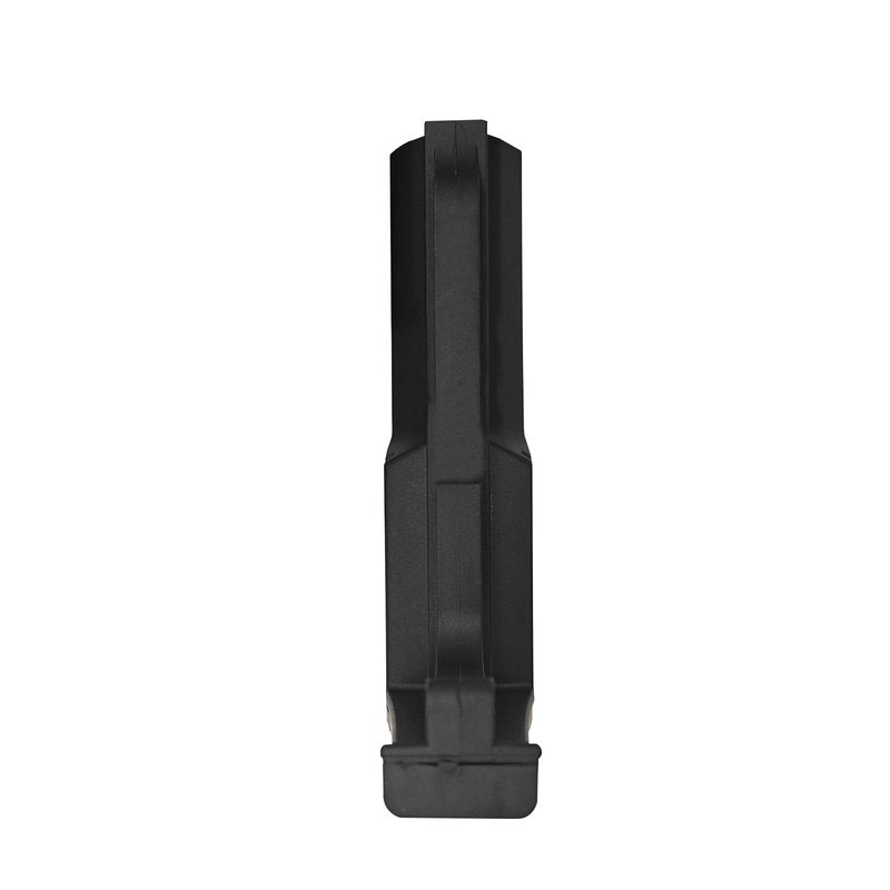 Fixed Stock, Black Plastic, Immovable Lock Design