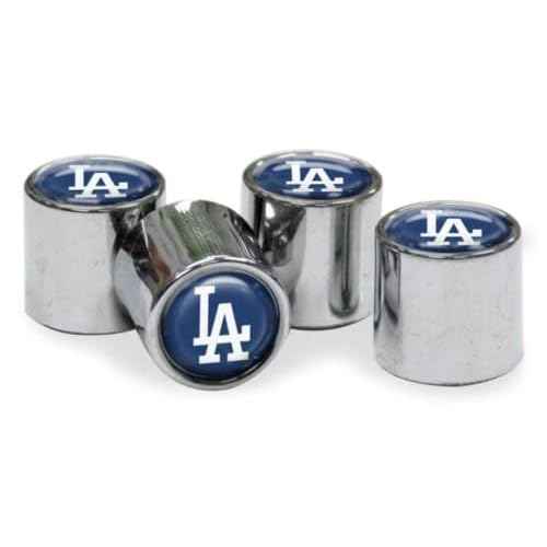 WinCraft Los Angeles Dodgers Chrome Valve Stem Caps