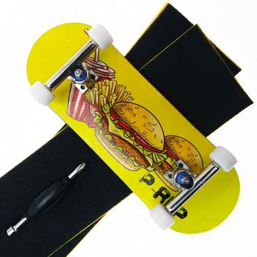 P-REP V2 Pro Performance Complete Wooden Fingerboard 32mm - Cheeseburger Cheeseburger