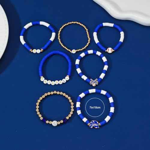 Baseball Bracelets for Women Game Day Stackable Bracelets Baseball Mom Jewelry Accesories