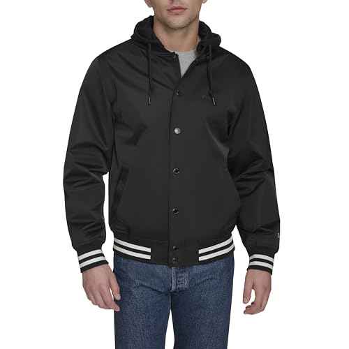 Champion mens Champion Men's Lightweight Varsity Jacket With Jersey Hood