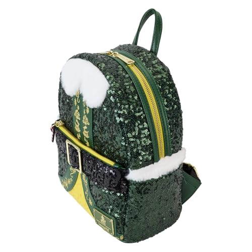 Loungefly Warner Brothers Elf Buddy Sequin Cosplay Mini Backpack