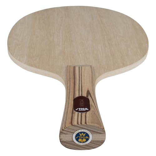 Stiga Pure Table Tennis Blade, Round Wood Blade for Experienced Advanced Offensive Players, Competition Approved