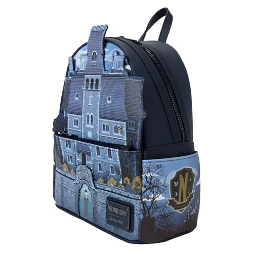 Loungefly MGM Wednesday Nevermore Academy Mini Backpack