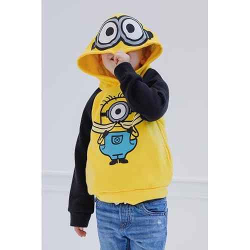 Despicable Me Minions Fleece Pullover Hoodie Toddler to Big Kid