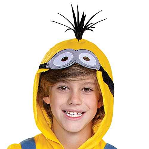 Disguise Kevin Minion Costume for Kids, Official Minions Rise of Gru Outfit and Headpiece