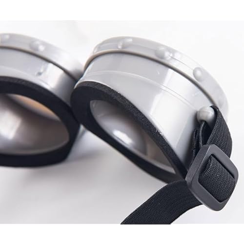 Cosplay Costume Accessories Include Vintage Steampunk Goggles, Yellow Beanie Knitted Hat, Black Gloves