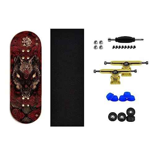 Teak Tuning Heat Transfer Graphic 34mm Fingerboard Complete - Howl in The Night Edition
