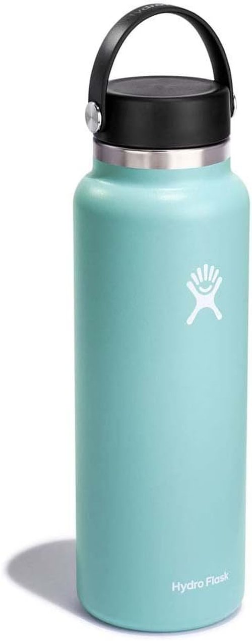 Hydro Flask 40 Oz Wide Mouth Water Bottle - Durable Flex Cap for Hydration On-the-Go