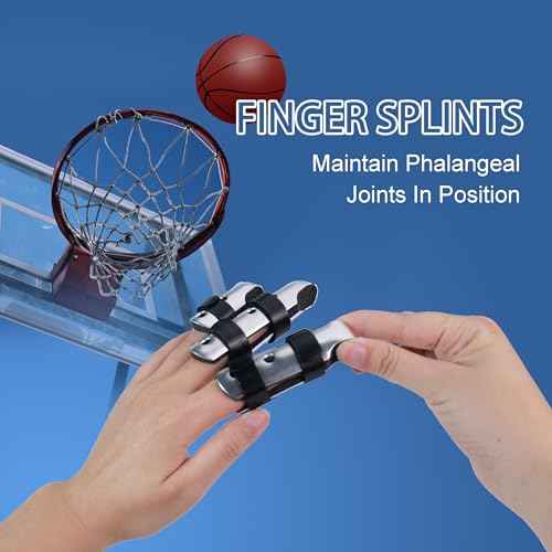 Finger Splint,Thumb Splint,3PCS Finger Support Brace Finger Stabilizer for Broken Fingers Straightening Arthritis Knuckle Immobilization£¨Black