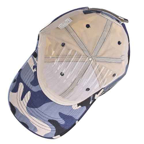 Camo Baseball Cap for Men Women Adjustable Cotton Army Military Hat Dad Hats for Hunting Fishing Outdoor Sport