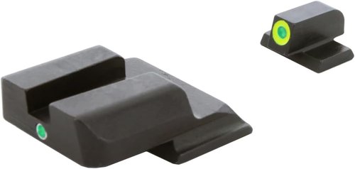 AMERIGLO i-Dot Night Sight Set for Smith & Wesson M&P – Front & Rear Green Tritium Lamps