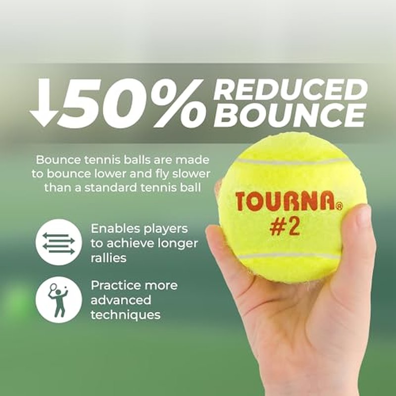 Tourna Low Compression Stage 2 Tennis Ball