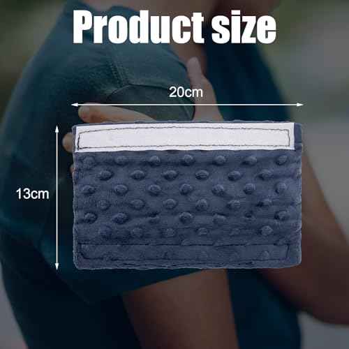 2 pack Strap Cushion for Arm Sling, Shoulder Brace Carry Strap Pillow Arm Elbow Wrist Injury Support Strap Pad Padding Pillow for Women Men and Kids (Dark Blue)