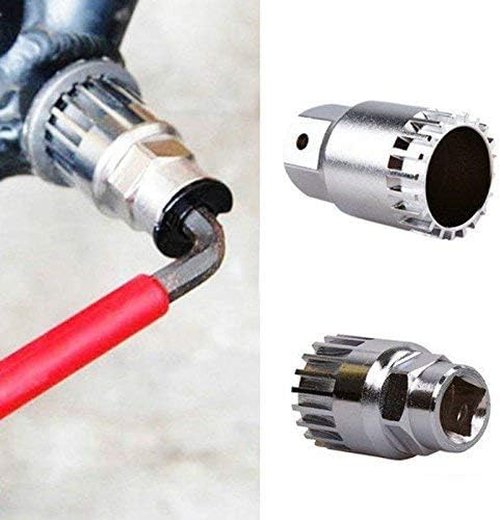 BlueSunshine Bike Bicycle Bottom Bracket Removal Remover Tool for Shimano/FSA/VP/LP, 20 Teeth Fit