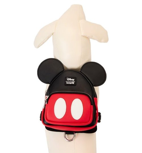 Loungefly Pets Mickey Mouse Classic Mini Backpack Dog Harness - Size Large