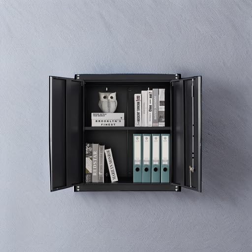 GREATMEET Locking Metal Wall Cabinets