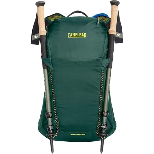 CamelBak Rim Runner X22 Hiking Hydration Backpack with 1.5L Crux Reservoir, Bistro Green