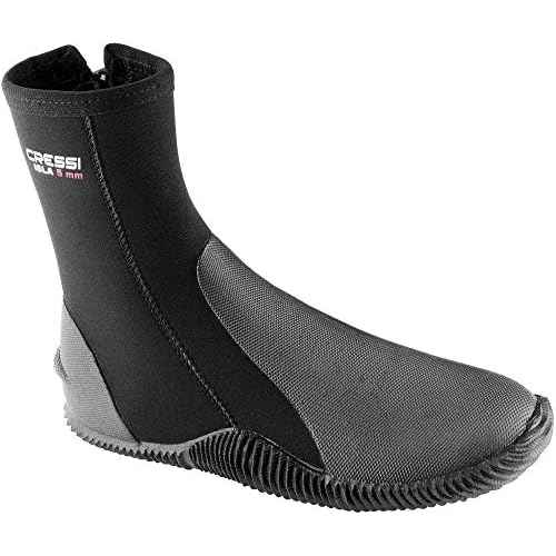 Adult Unisex Crew Water Boots for Scuba Diving, Surfing, Canyoning, 5 mm Neoprene Thickness - Isla: designed in Italy
