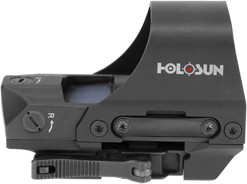 HOLOSUN 510C Open Reflex Sight - Multi-Reticle 2 MOA Dot & 65 MOA Circle, Solar FailSafe, Red/Green