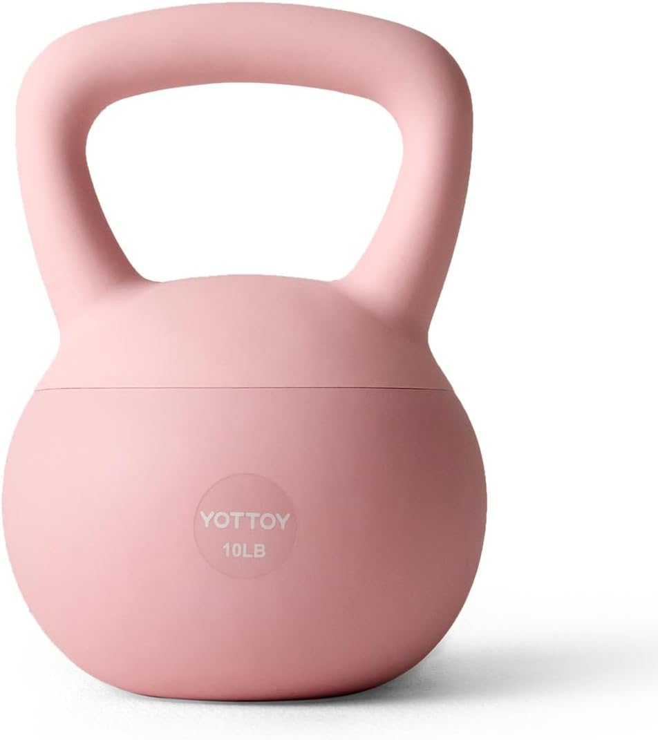 YOTTOY Soft Kettlebell - Anti-Slip Grip Weight for Home Workouts | Safe & Durable Design