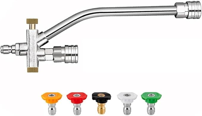1000ml Handheld Foam Watering Can Sprayer High Pressure Car Wash Spray Bottle Dual Purpose Switch Snow Foam Pressure Washer Cleaning Tool for Cars Motorcycles Roofs Driveways(Rod and Nozzle)