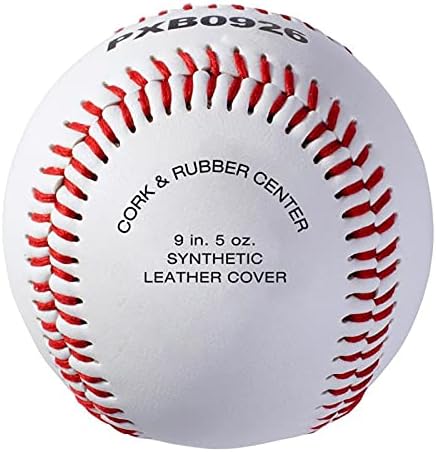 PHINIX Synthetic Leather Baseballs - Durable Composite Cork Core for Practice & Recreation