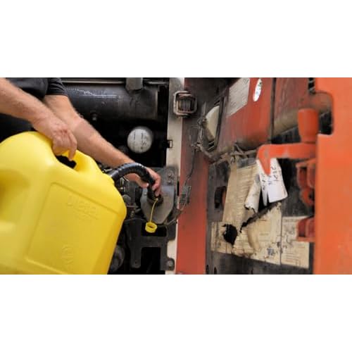 EZ-POUR HI-FLO Spout with Reducer Tip & Vent Kit (1 Pack) | Fits 1-5/8" Openings | Compatible With All EZ-POUR Adapters | Reducer Fits Older Vehicle Gas Tanks, Water Jug Or Gas Cans, | Replacement Spout Kit