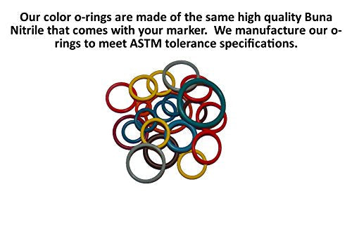Captain O-Ring Paintball Oring Kit - 63 Color-Coded Rings in 21 Sizes