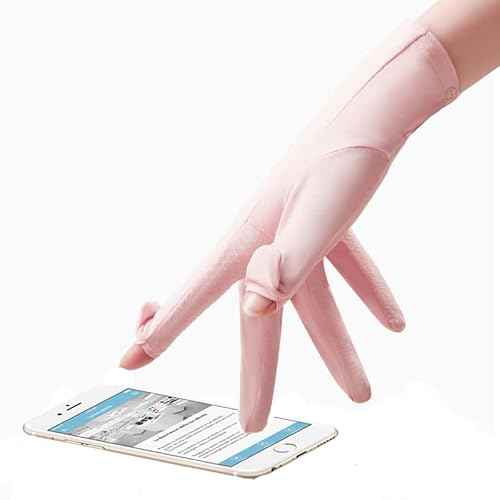FGSS Summer Sunblock Gloves UV Protection Non-Slip Touchscreen Driving Gloves for Women Cyling Riding Outdoor