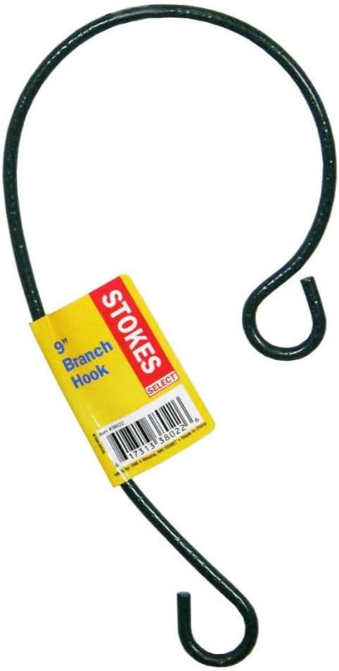 More Birds 38022 Metal Branch Hook Feeders, small, Black