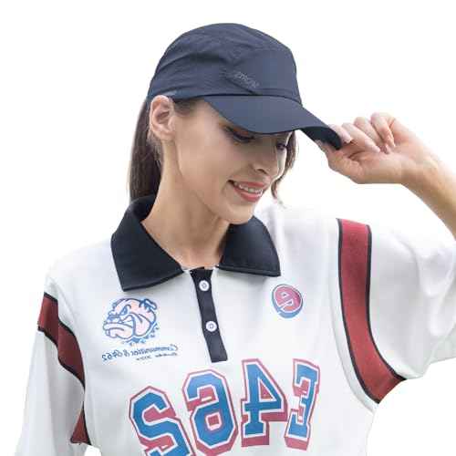 Quick Dry Running Hat Adjustable Cooling Baseball Hat Breathable Sport Cap Reflective UPF 50+ Run Hats for Womens Men