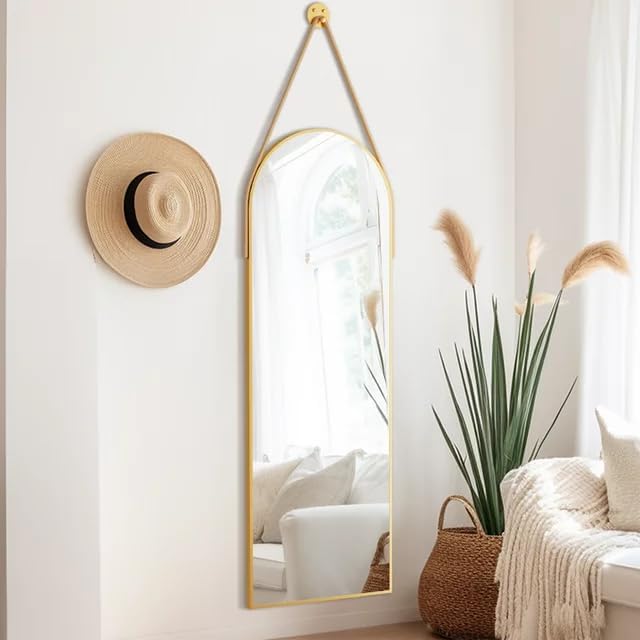OGCAU 48'' x 16'' Full Length Mirror Wall-Mounted, Full Body Hanging Mirror