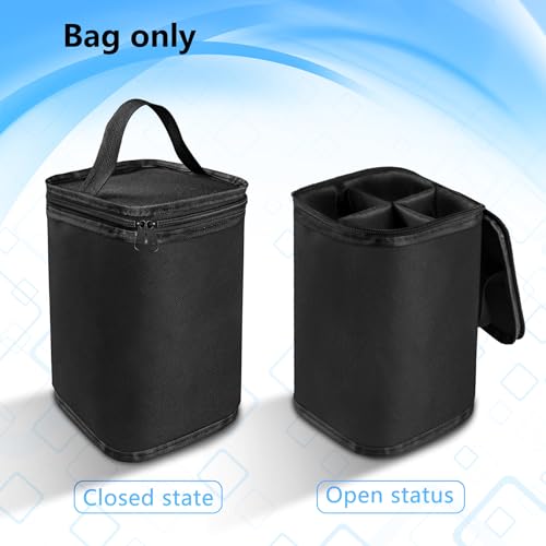 Mini ?Fuel ?Cylinder Storage Bag, Butane Fuel Canister Cover,Gas Tank Protective bag, Easy to Carry, 600D Oxford Fabric Waterproof,Mini Tank Accessories, for Outdoor Camping, Cooking, Travel, Picnic