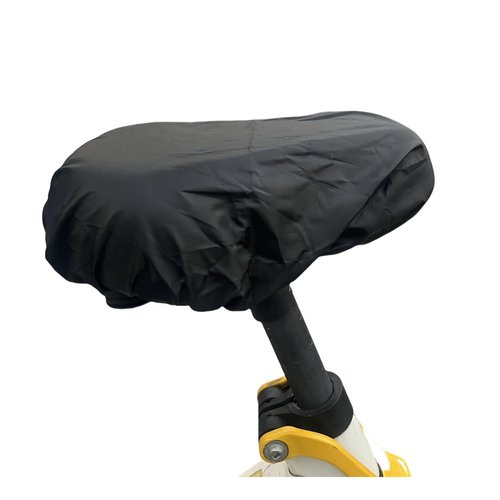 KKpxafl 4Pcs Bike Saddle Cover in Black, Bicycle Seat Rain Cover with Elastic, Packs Bike Seat Cover