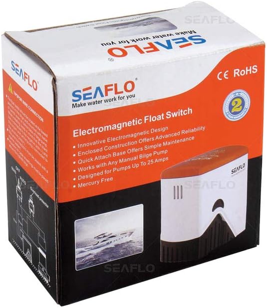 SEAFLO Heavy Duty Electromagnetic Bilge Pump Float Switch - Reliable Water Removal Solution