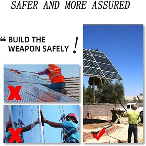 Photovoltaic Panel Cleaning, Window Cleaning Pole, 3.6-10.8M Water Fed Telescopic Brush, Extendable Cleaner Conservatory Roof Cleaning Tools,Cleaning Photovoltaic,6m