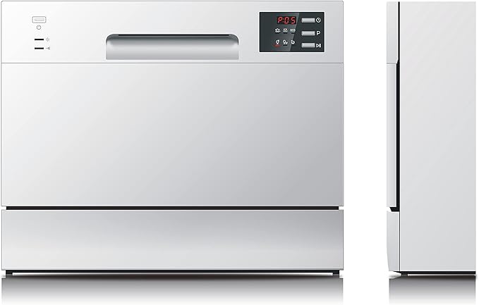 SPT SD-2225DSA Energy Star Countertop Dishwasher with Delay Start & LED – Silver
