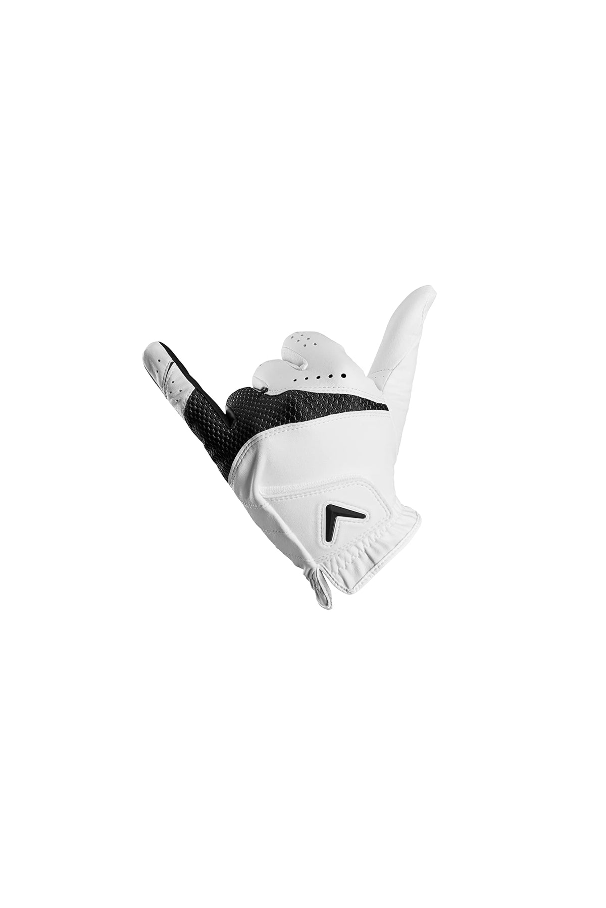 Callaway Golf Weather Spann Glove (Worn on Right Hand,White,Large,Ladies)