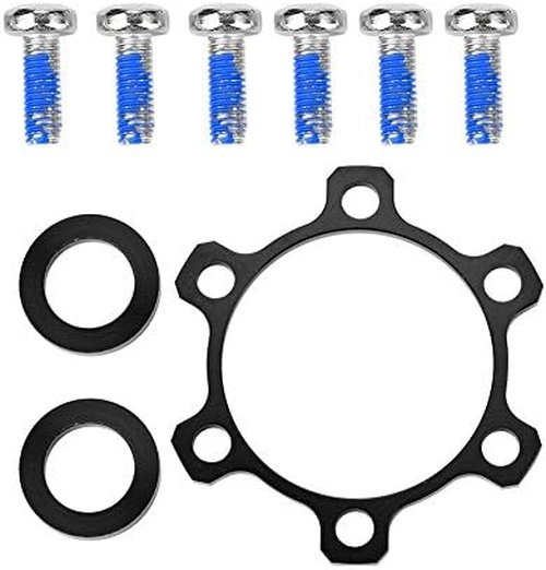 Dilwe Hub Conversion Adapter, 1 Pcs Alloy Front Rear Boost Hub Adapter Boost Hub Conversion with Washers Screws for DIY Bikes(142 * 12mm to 148 * 12mm(for Rear))