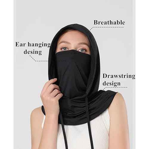Cooling Balaclava Sun UV Protection Hood Breathable Full Head Mask Face Cover for Men Women Cycling Motorcycle Fishing