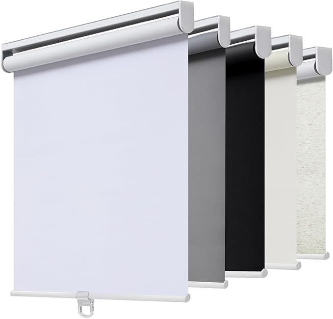 AOSKY Cordless Roller Shades Blackout Blinds