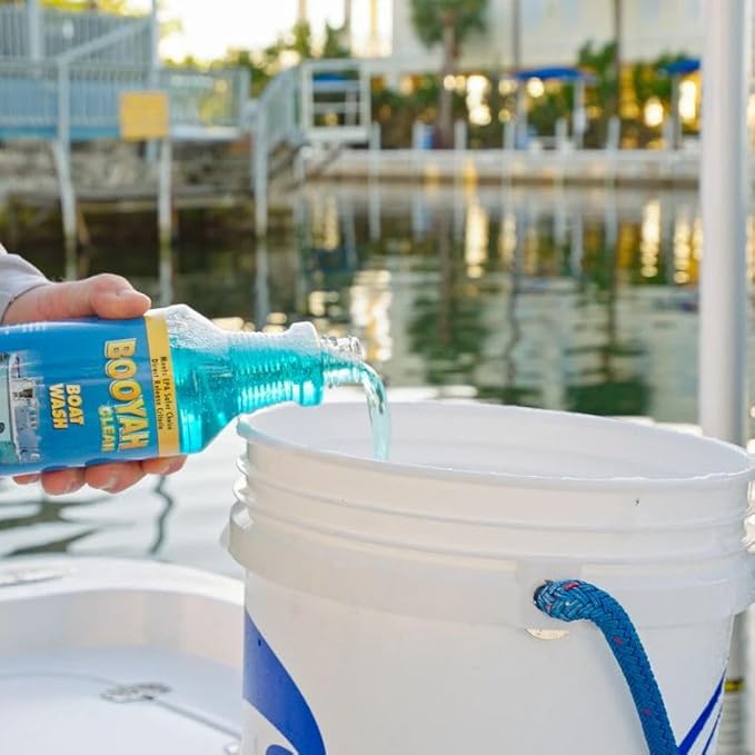 Booyah Clean Boat Wash – Only 4oz Per Gallon Super Concentrated Formula for Cleaning All Types of Watercraft – Meets EPA Safer Choice Direct Release Criteria