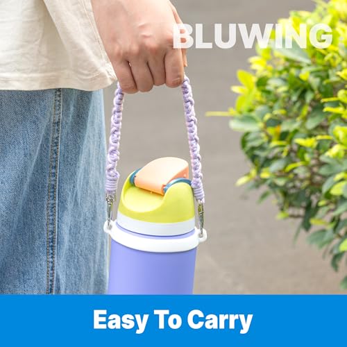Water Bottle Handle Strap Compatible with Owala, Stanley, Handle Strap for Stanley Cup, Hydro Flask and Most 12-40oz Water Bottles