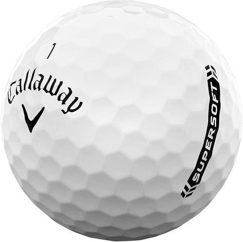 Callaway Supersoft Golf Balls - Exceptional Distance & Soft Feel | 12-Pack White