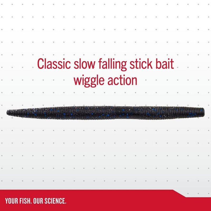 Berkley PowerBait® MaxScent The General Fishing Bait, Baby Bass, 5in | 13cm, Soft Stick Bait with Irresistible Scent & Flavor, Classic Stick Bait Action, Deadly Bass Fishing Bait