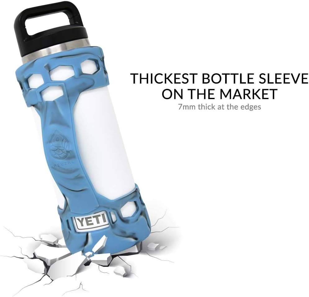 REUZBL Bottle Bumper Silicone Boot Sleeve Protector Accessories with Handle for 26 oz & 36 oz Stainless Steel Water Bottles
